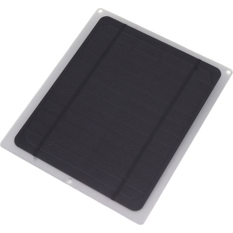Kit de charge solaire portable monocristallin 12 W pour ventilateur de voiture et téléphone portable