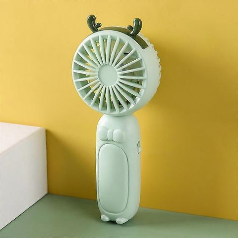 Ventilateur portable mini ventilateur à main design mignon rechargeable USB ventilateur de bureau pliable petit ventilateur électrique personnel mignon-AquaForge (1/4)