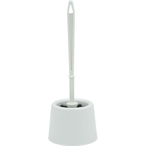 Brosse WC Uni "Tivoli" 38cm Blanc (1/3)