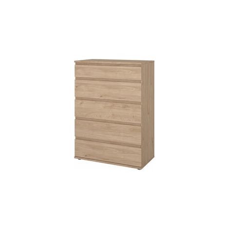 KIT CASSETTIERA NOVA 5 CASS 76,8X40X106,6CM ROVERE