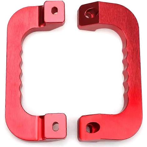 Türarmlehnen-Handlaufabdeckung, Aluminium-Armlehnengriff für Toyota Regius, Ace und Hiace (2005–2018), Rot (1/5)