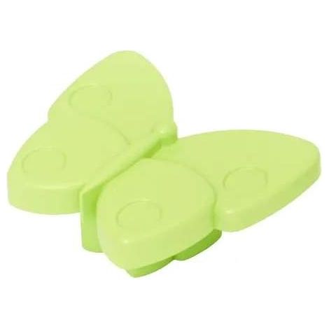 Pomolo Farfalla Plastica Verde (1/2)