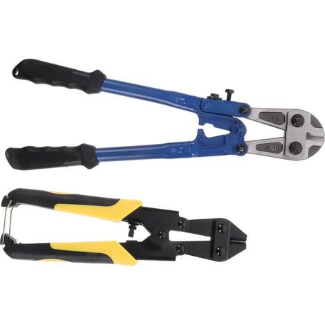 2Pcs Heavy Duty Wire Cutter Set for Rivets, Chain Link, Fence Bolts, Wire Strippers, Ergonomic Steel Knife