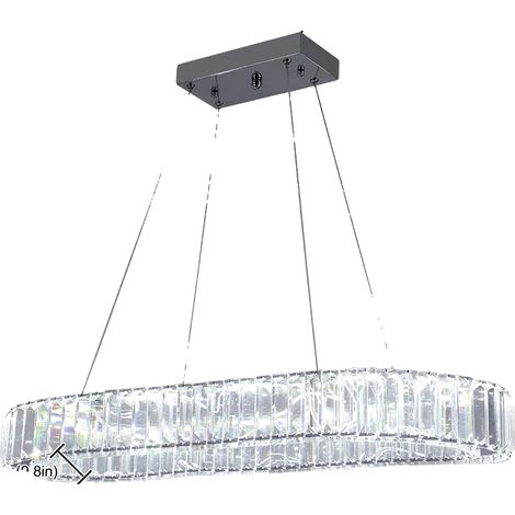 Lámpara de araña, diseño moderno de lujo, iluminación LED, TYX 70cm, control remoto regulable. (1/2)
