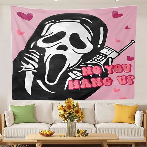 Tapisserie amusante et colorée pour fond de chambre ou de dortoir 200x150cm (1/5)