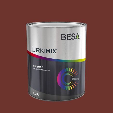 Pot de peinture Polyuréthane / bi composant Rouge Oxyde RAL 3009 Mat - 2 kg