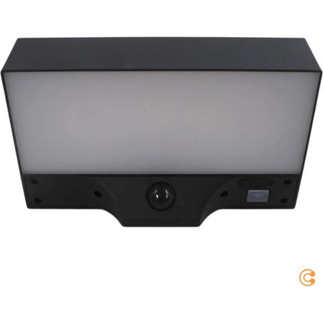 [GEBRAUCHT] B-Ware Nordlux Außenwandleuchte Solarleuchte Led Monay Square Schwarz Bewegungsmelder