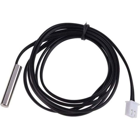 1M High Precision NTC 10K/B3435 Water Resistant Thermistor Cable Temperature Probe (1/4)