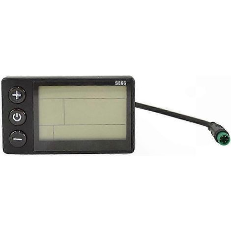 Écran LCD de commande pour vélo électrique et trottinette, panneau étanche, afficheur digital imperméable, compatible E-bike et scooter électrique (1/5)