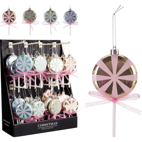 Pendente natalizio lecca-lecca 15 cm modello assortito PERAGA CHRISTMAS