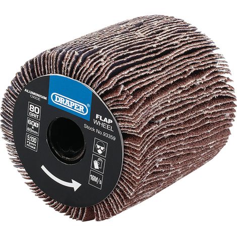 Aluminium Oxide Flap Wheel, 60 x 60mm, 80 Grit (93359) (1/5)
