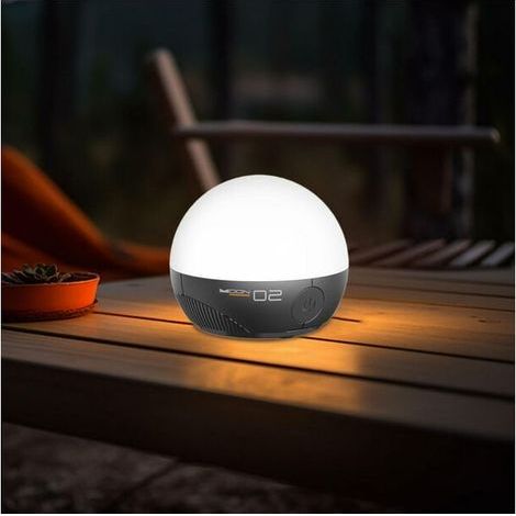 Wiederaufladbare LED-Campinglampe, multifunktionale tragbare Zeltleuchte, magnetisches Mini-Nachtlicht, IPX5 wasserdicht, stimmungsvolle Außenbeleuchtung - Crezuo (1/4)