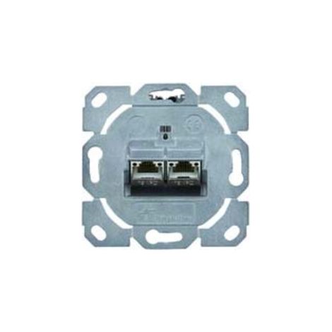 Telegärtner Modulaufnahme AMJ-S 2fach UP/0flex Cat6A T568B 100022965