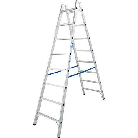 Echelle double H de travail 3,80 H d'echelle 2,20 2x8 echelons (1/5)