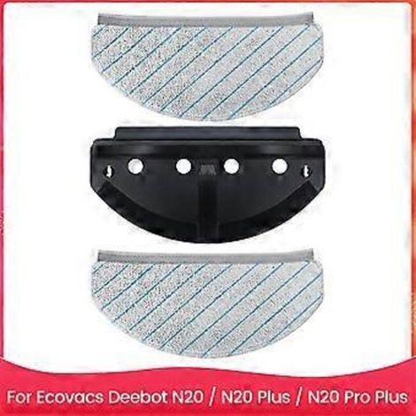 Lingettes de nettoyage avec supports pour aspirateur robot laveur Ecovacs Deebot N20 / N20 Plus / N20 Pro Plus (1/5)