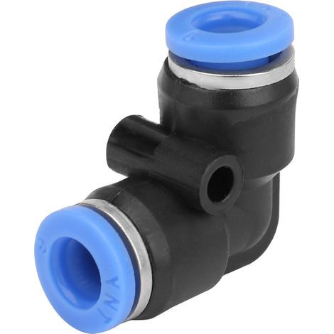 10 coudes égaux en plastique à connexion rapide pour tuyau d'air pneumatique, raccord rapide PV-6 (6 mm) (1/5)