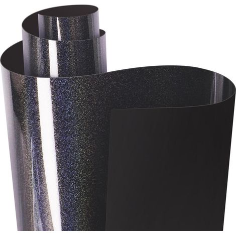 Selbstklebende Autofolie Rainbow Black mit Air-Release-Technologie 150x30cm (1/5)