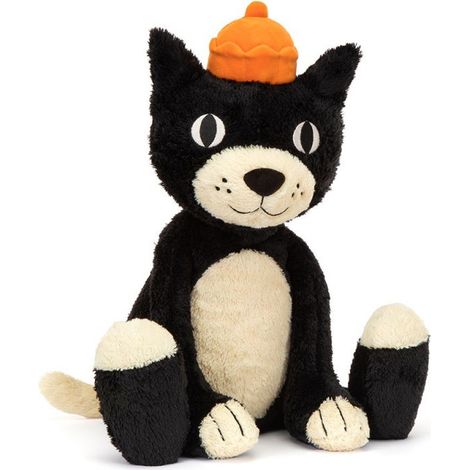 Figurine de collection en peluche Chat Jackie 60 cm objet décoratif cadeau pour amoureux des chats (1/2)