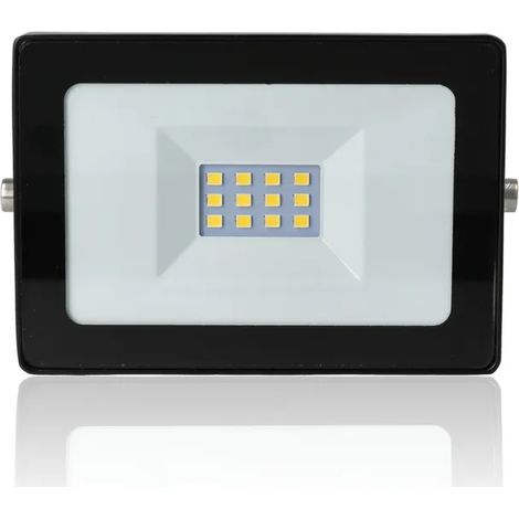 Proiettore LED, 10W, 220Vac, Luce Naturale, Nero (1/2)