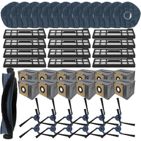 X10 Pro Omni Robot Aspirateur Brosse Latérale Principale Vadrouille Tissu Filtre Hepa Sac à Poussière Accessoires Pièces de (1/5)