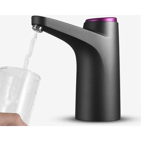 Distributore d'acqua Kanuo, pompa elettrica portatile con ricarica automatica USB, compatibile con bottiglie universali da 3 a 5 galloni, distributore d'acqua elettrico portatile senza fili per uso in (1/5)