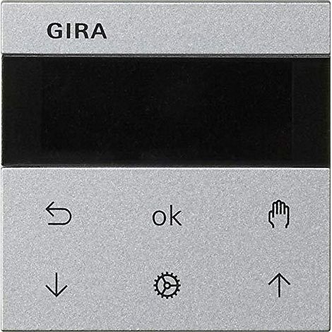 Gira S3000 Jal.-/Schaltuhr Display System 55 F Alu [536626], 5366 26