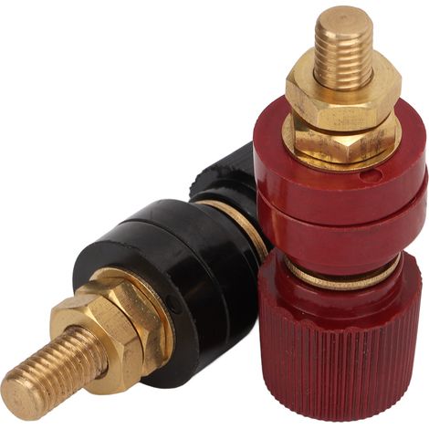 Bornier pour haut-parleur M10x60 mm, prise banane en cuivre pur pour accessoires de test électroniques 220‑380 V (1/5)