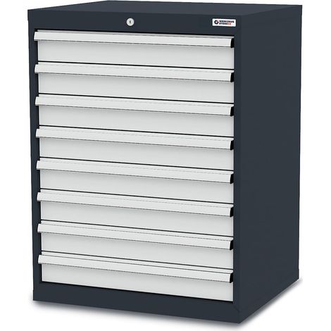 WS24 Schubladenschrank Schubladen: 8 x 100 B x T x H 700 x 575 x 920 mm - WS24-100264