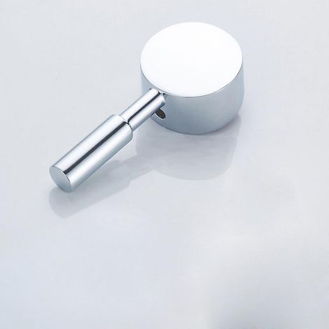 HOXILEELEO - Poignée de robinet à levier unique avec cartouche, 60 mm, en métal chromé, universelle (1/3)