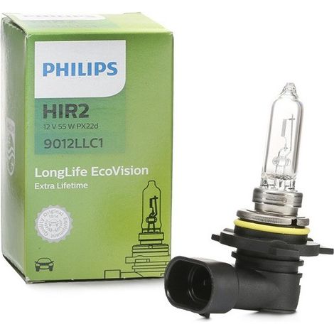 Philips 9012LLC1 BULB, LONG-RANGE HIR2 PROJECTOR, 55W, 12V, Halogen, 3700K (1/3)