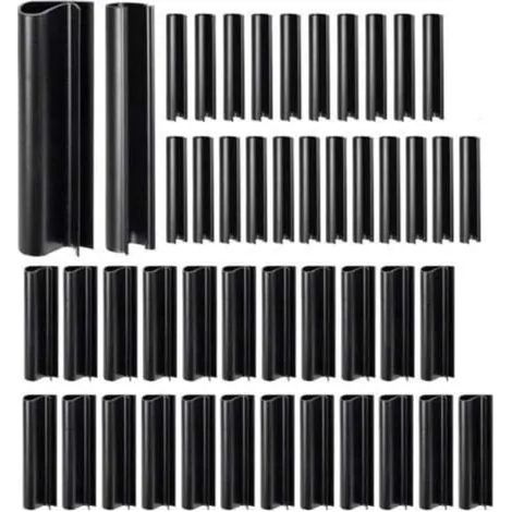 48 clips de fixation pour couverture de piscine, ensemble de clips coupe-vent pour l'hiver, accessoires de protection pour piscines hors sol et à structure métallique (1/3)