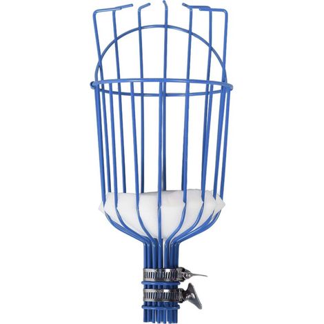 Panier cueillette fruit détachable anti-rouille multifonction tuyau 3cm bleu (1/5)