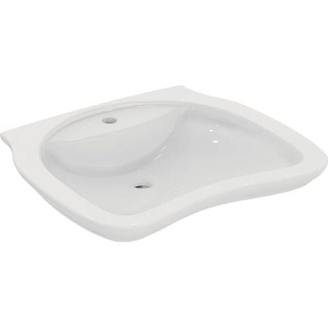Lavabo per disabili 65x52 cm con troppopieno maia ideal standard t531301