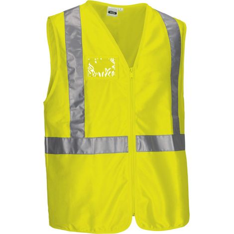 Chaleco reflectante con porta-identificador VENERA S Amarillo flúor