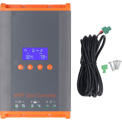 Regolatore di carica solare MPPT 60A 12 24 36 48V, supporto automatico, numero massimo di connessioni parallele per regolatori HHJ60-PRO.