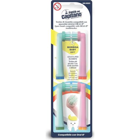 Innoliving INN-90805 Testine Ricambio per Spazzolini Oral-B, 4 pezzi