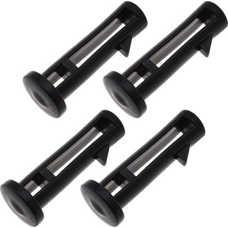 4X Goupilles de Charnière de Couvercle de Poubelle à roulettes 60mmx15mm en Plastique Noir Adaptées aux Poubelles à roulettes Domestiques et Commerciales 50/80/120/240L (1/5)