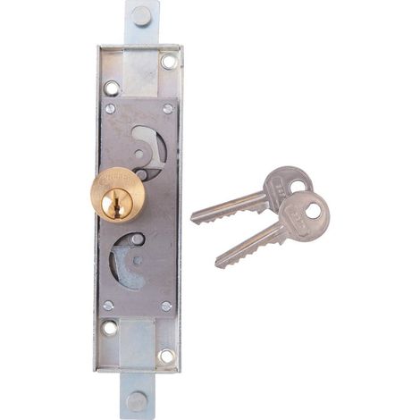 Torbel – Serrure électrique en applique zinguée pour rideaux métalliques – Clé I – Résistante à la corrosion – Installation facile (1/3)