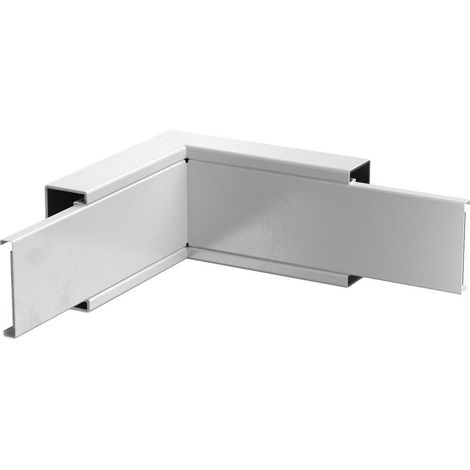 OBO Bettermann Angolo interno con tessuto antincendio 290x100x290 acciaio verniciato a polvere bianco puro RAL 9010, 7218052