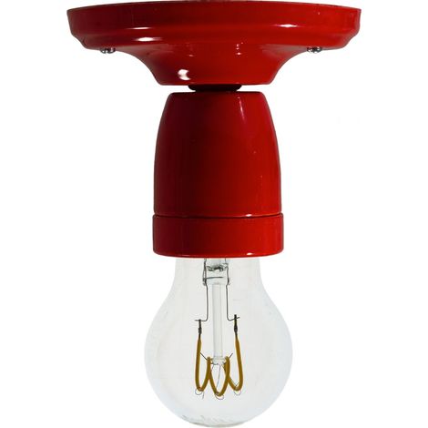 Fermaluce Color, il punto luce colorato in porcellana da parete o soffitto