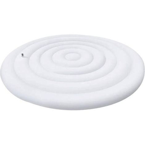 Couverture de Spa Gonflable, Couvercle De Bain à Remous Gonflable avec Valve de gonflage et de dégonflage Rapide et Facile, Coupe (1/4)