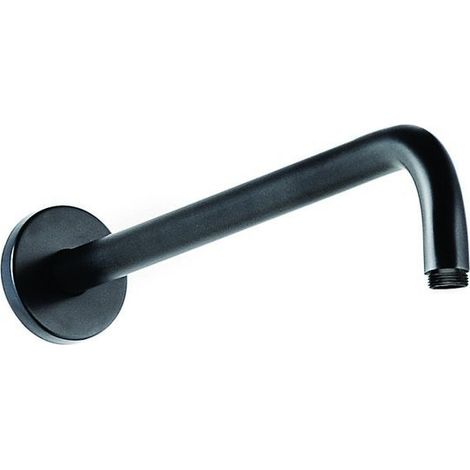 Braccio doccia 40cm colore nero opaco modello Nico-20A kamalu