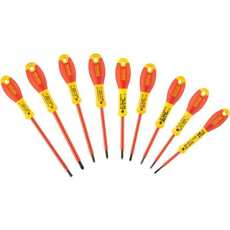 STANLEY FatMax VDE Insulated Screwdriver Set, 10 Piece (1/2)