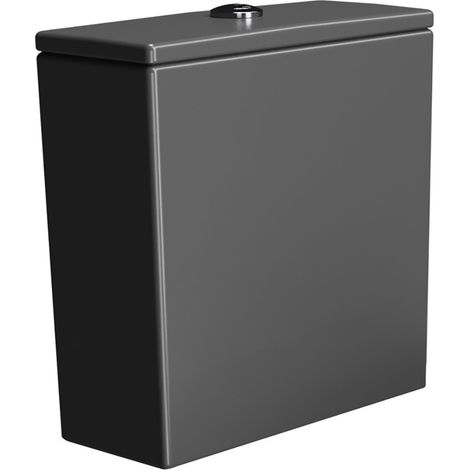 Réservoir KUBE X pour WC combiné, noir mat