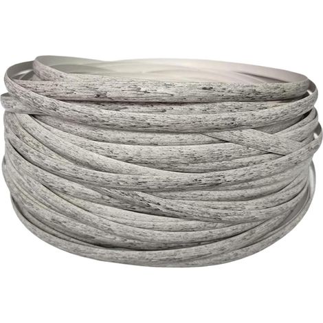Kit de réparation de vannerie en osier de 36,5 m (120 pi) - Kit de tressage de paniers - Décoration multifonctionnelle - Matériau de remplacement, Gris Moucheté
