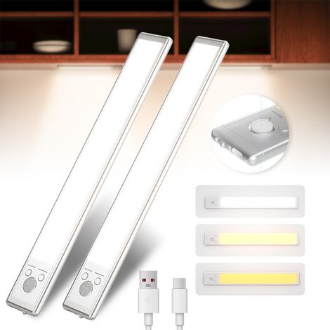 Küchenunterbauleuchte, 30 cm, drei Farben, dimmbar, wiederaufladbar, magnetische LED. [NX] (1/2)