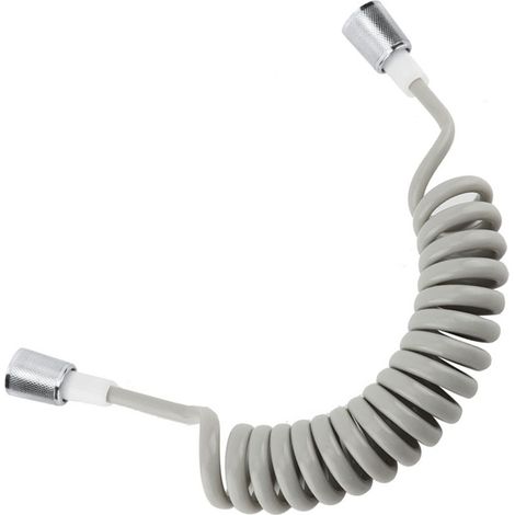 Tuyau de douche flexible à ressort en ABS pour plomberie, WC, pistolet de douchette bidet, salle de bain (1/5)