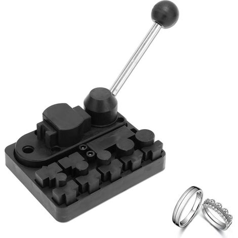 Cintreuse d'anneaux, outil de cintrage de boucles d'oreilles, machine à cintrer manuelle multifonctionnelle pour bagues et boucles d'oreilles, outil de fabrication de bijoux pour les artisans