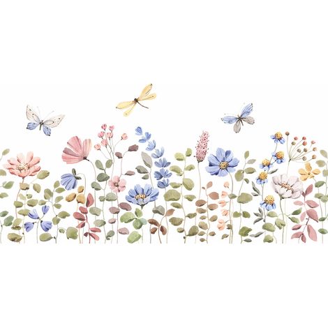Papier peint panoramique - Fleurs - 390 cm x 234 cm (1/2)