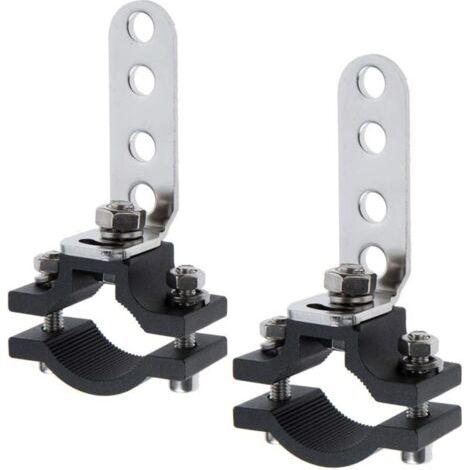 Support de Montage de Lumière Travail 22-32mm Universelle,Support de Phare Moto,Supports de fixation de lampe de fourche avant (2 Pièces) (1/4)